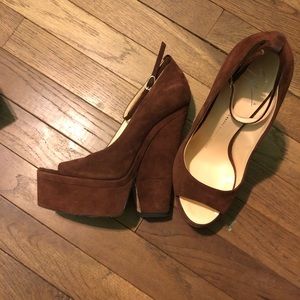 Giuseppe Zanotti Suede Platform Shoes